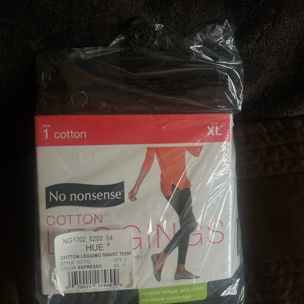 Hue Espresso Cotton Leggings